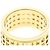 Gucci Scroll breiter Ring in Gelbgold Golden - Ansicht 8