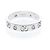 Anello Icon Gucci in oro bianco e diamante Argento - vista 3