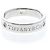 Tiffany & Co Tiffany Flat Band Ring mit 3 Diamonds Silber