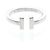 Tiffany & Co Tiffany T Square Ring in Weißgold Silber