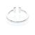 Tiffany & Co Tiffany T Square Ring in Weißgold Silber - Ansicht 3