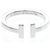 Tiffany & Co Tiffany T Square Ring in Weißgold Silber - Ansicht 5