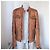 Dsquared2 Herren Lederjacke Braun Karamell - Ansicht 2