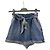 Ermanno Scervino Short Royal Denim Beachwear Blanco Azul Naranja