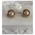 Timeless Orecchini Chanel Sunburst Perle Tono Oro Bianco D'oro - vista 2