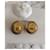 Timeless Orecchini Chanel Sunburst Perle Tono Oro Bianco D'oro - vista 3