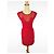 The Kooples Vestido corto de encaje rojo Roja - vista 4