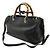 Gucci Bamboo Shopper Medium Leder Tragetasche Schwarz - Ansicht 2