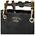 Gucci Bamboo Shopper Medium Leder Tragetasche Schwarz - Ansicht 8