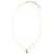 Collana Dior Vintage Crystal Teardrop D'oro Metallico