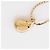 Collana Dior Vintage Crystal Teardrop D'oro Metallico - vista 4
