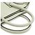 Céline Borsa Tote Celine Luggage Micro Shopper in pelle Grigio - vista 4