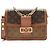 Borsa a tracolla Louis Vuitton Reverse Monogram Dauphine MM Marrone