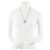 Collana lariat David Yurman in argento sterling e diamante con motivo quatrefoil Metallico - vista 2
