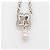 Collana lariat David Yurman in argento sterling e diamante con motivo quatrefoil Metallico - vista 4