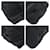 Borsa a tracolla Prada Nylon Leather Tessuto Triangle Logo Nero - vista 3