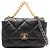 Chanel 19 Matelasse Lambskin 2WAY Shoulder Bag Black