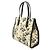 Borsa Tote Gucci GG Ribbon Floral Canvas Leather Marrone Beige - vista 2