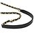 Borsa a Spalla Chanel Matelasse Pearl Chain Nero - vista 5