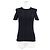 Timeless Chanel P53600 Strickpullover aus Baumwolle und Leinen Schwarz Blau