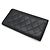 Chanel Cambon Line Soft Calf Long Wallet Black Pink - view 2