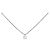 Tiffany & Co Collana Tiffany Solitaire in platino e diamante Argento