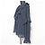 Autre Marque Camicetta in velluto Mila Owen con fiocco e volant a maniche lunghe Blu Blu navy - vista 3