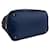 Borsa 2way in nylon e pelle Prada Nero Blu navy - vista 8