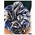 Chanel Spilla Camelia in tweed multicolore - vista 6