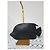 Thom Browne Clutch Trigger Reef Fish in Pelle - Nero - vista 3