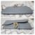 Christian Dior Nano Saddle Chain Pouch Blu  - vista 6