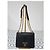 Prada Borsa a spalla Saffiano in pelle nera Nero - vista 8