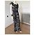 Diane von Furstenberg Tuta DVF Adele Nero Bianco - vista 2