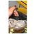 Borsa Fendi Roma Baguette Beige - vista 7