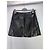 Alice + Olivia Falda evasé de cuero negro - vista 2