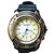 Relógio Seiko Alba Super Dimension Panelight Quartz V671-6A20 Preto Branco Amarelo Gold hardware