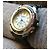 Relógio Seiko Alba Super Dimension Panelight Quartz V671-6A20 Preto Branco Amarelo Gold hardware - vista 14