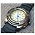Relógio Seiko Alba Super Dimension Panelight Quartz V671-6A20 Preto Branco Amarelo Gold hardware - vista 3