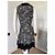 Proenza Schouler Vestido de seda estampado abstrato preto e branco - vista 6