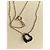 Tiffany & Co. Elsa Peretti Open Heart Halskette aus Jade und Silber Schwarz - Ansicht 6