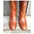 Botas Western de Cuero Pollini Castaño - vista 3
