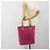 Céline CELINE C Macadam Canvas Tote Bag Wildleder Rosa Gold Authentisch 187769A Pink Golden - Ansicht 21