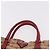 Bolsa PRADA Tweed Vermelho Prata Autêntica 185463A - vista 14