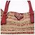 Bolsa PRADA Tweed Vermelho Prata Autêntica 185463A - vista 19