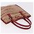 Bolsa PRADA Tweed Vermelho Prata Autêntica 185463A - vista 6