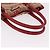 Bolsa PRADA Tweed Vermelho Prata Autêntica 185463A - vista 7