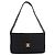 CHANEL Matelasse Shoulder Bag Cotton Black Gold CC Auth 186116V Nero D'oro - vista 13