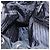 Zaino PRADA Nylon Nero Argento Auth 185957 - vista 28