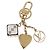 LOUIS VUITTON Metall-Schlüsselanhänger Game On White MP2913 LV Auth 185933M Weiß - Ansicht 7