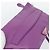 Borsa a Spalla PRADA in Pelle Viola e Oro Autentica 186122A D'oro Porpora - vista 19